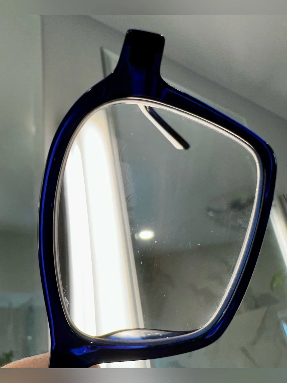 Eyebobs Sparkler Deep Blue Transparent Reading Glasses/Eyeglasses VGUC +1.75